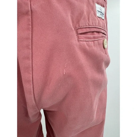 Vineyard Vines Men's Flat Front Club Shorts Size 32 Salmon Summer - Picture 7 of 11
